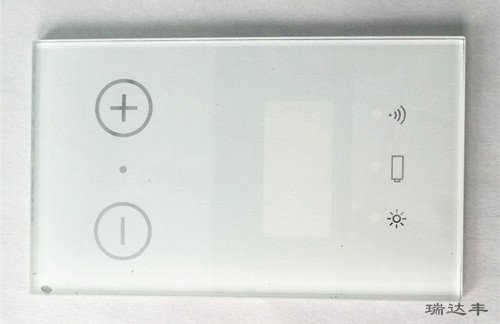 白色款智能安防wifi显示亚克力镜片